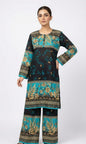 lawn 2 piece kurta trouser set
