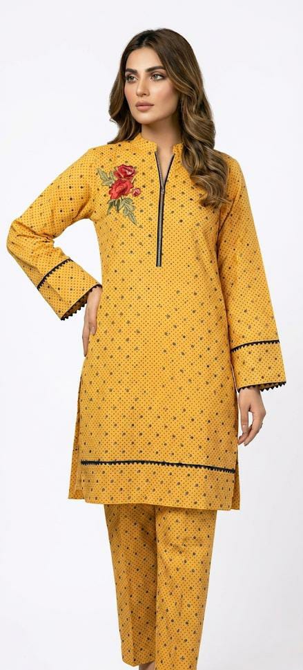 lawn 2 piece trouser kurta set